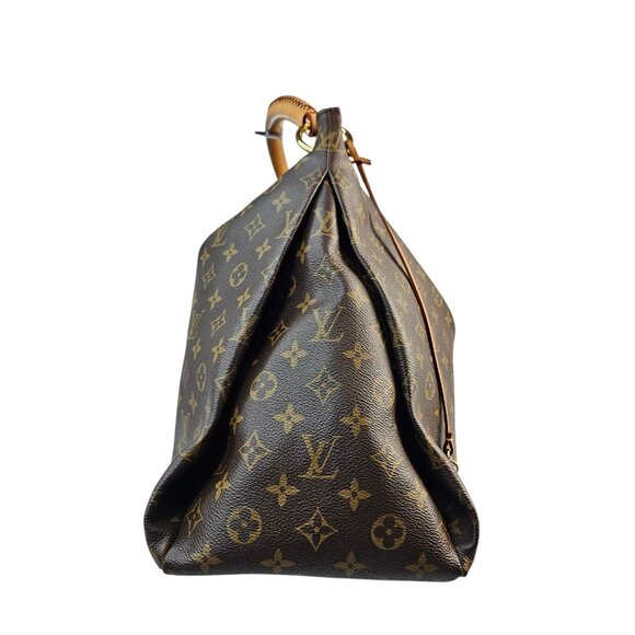 LOUIS VUITTON Artsy GM Shoulder Bag Large Monogram Woven Handle Leather Tote LV - Picture 13 of 16